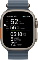 Apple Watch Ultra 3, layar menyelam